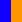 Modrá - oranžová